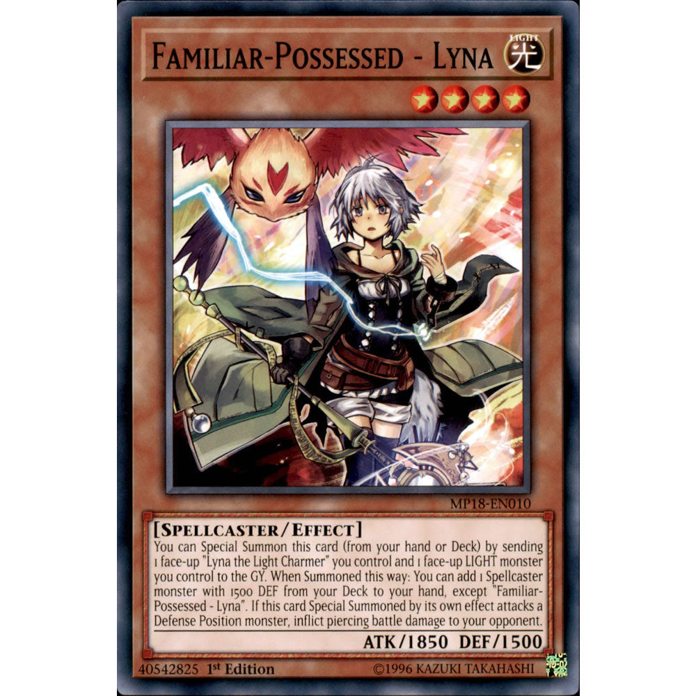 Familiar-Possessed - Lyna MP18-EN010 Yu-Gi-Oh! Card from the Mega Tin 2018 Mega Pack Set