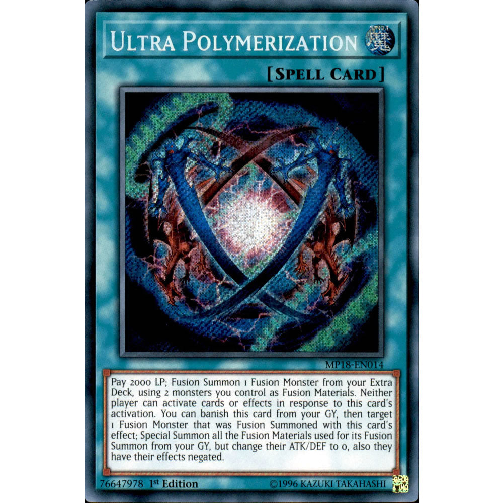 Ultra Polymerization MP18-EN014 Yu-Gi-Oh! Card from the Mega Tin 2018 Mega Pack Set
