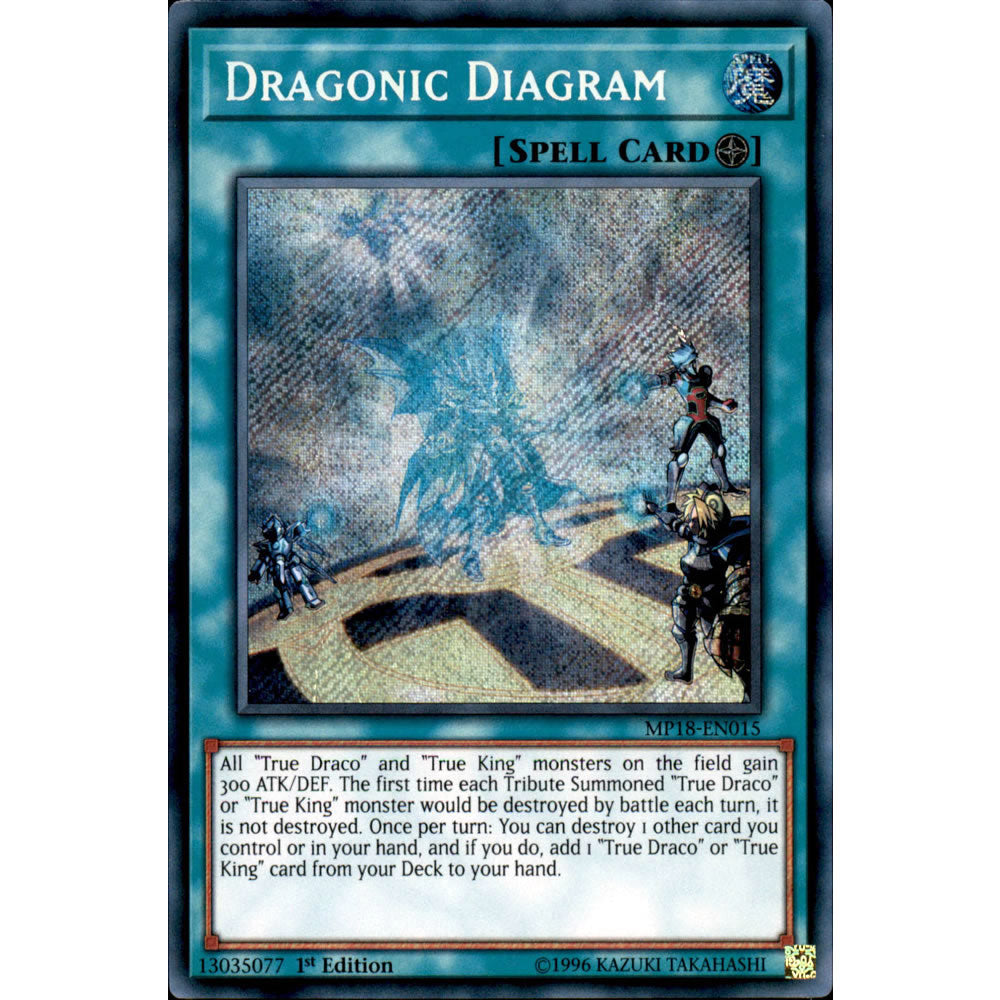 Dragonic Diagram MP18-EN015 Yu-Gi-Oh! Card from the Mega Tin 2018 Mega Pack Set