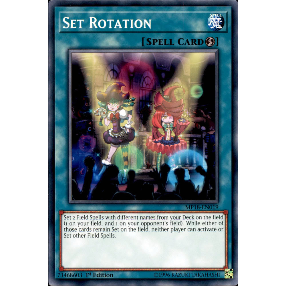 Set Rotation MP18-EN019 Yu-Gi-Oh! Card from the Mega Tin 2018 Mega Pack Set