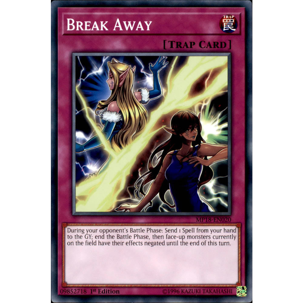 Break Away MP18-EN020 Yu-Gi-Oh! Card from the Mega Tin 2018 Mega Pack Set