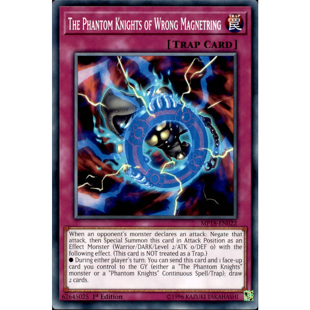 The Phantom Knights of Wrong Magnetring MP18-EN022 Yu-Gi-Oh! Card from the Mega Tin 2018 Mega Pack Set