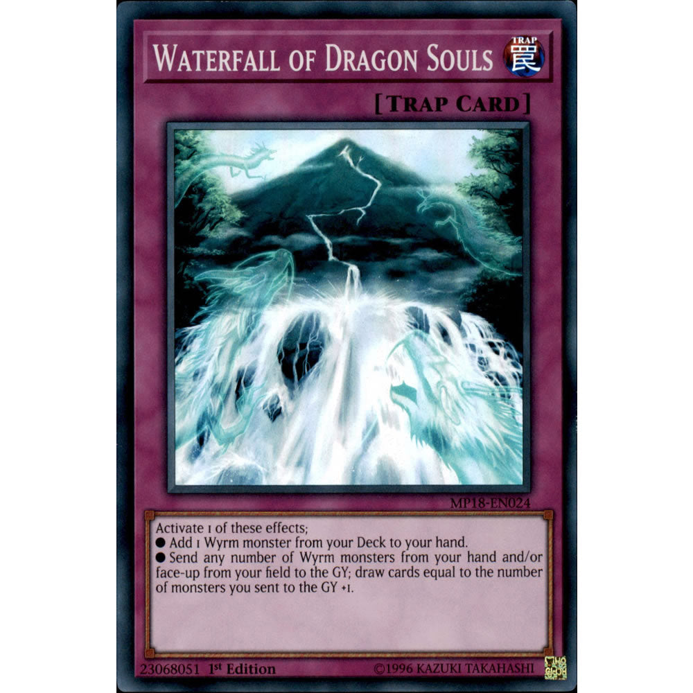 Waterfall of Dragon Souls MP18-EN024 Yu-Gi-Oh! Card from the Mega Tin 2018 Mega Pack Set