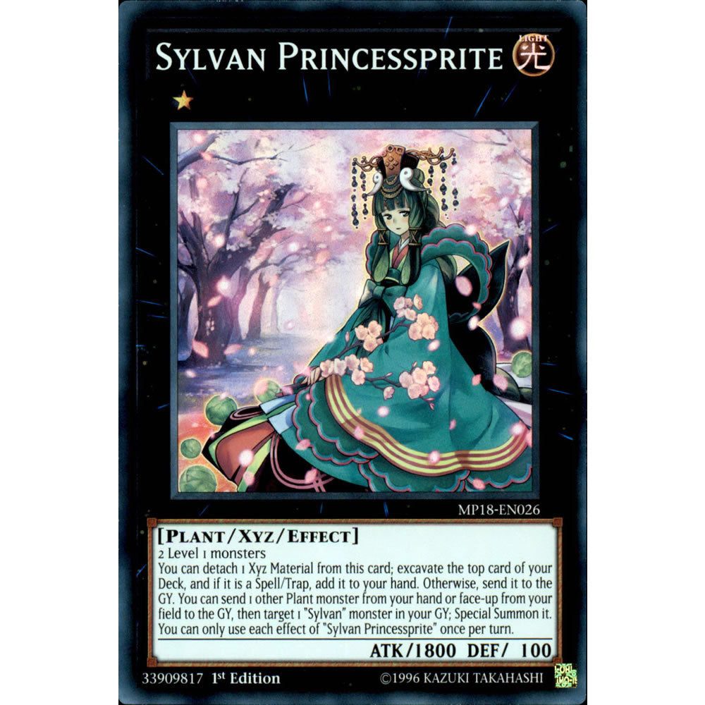 Sylvan Princessprite MP18-EN026 Yu-Gi-Oh! Card from the Mega Tin 2018 Mega Pack Set