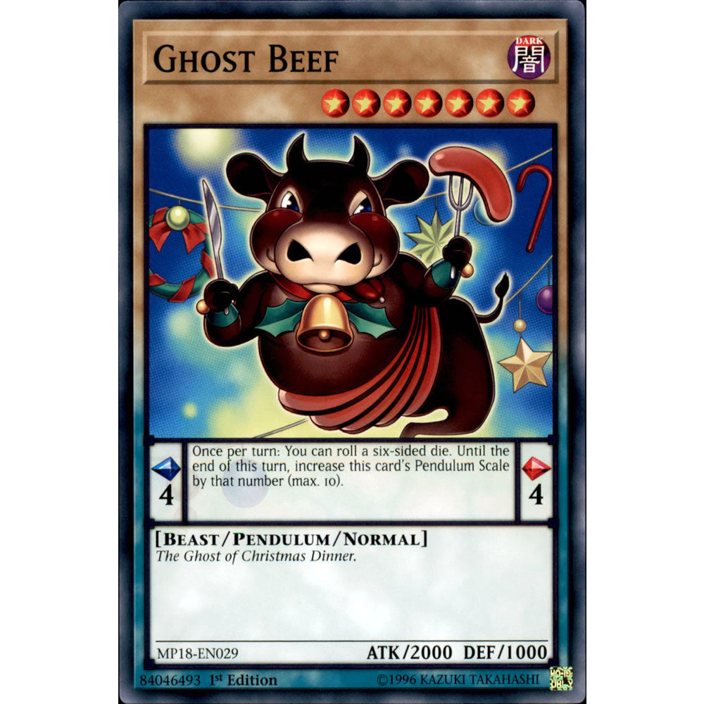 Ghost Beef MP18-EN029 Yu-Gi-Oh! Card from the Mega Tin 2018 Mega Pack Set