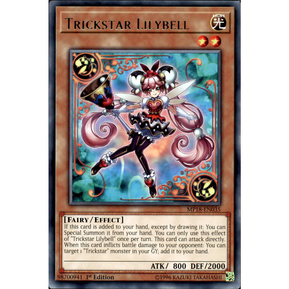 Trickstar Lilybell MP18-EN035 Yu-Gi-Oh! Card from the Mega Tin 2018 Mega Pack Set