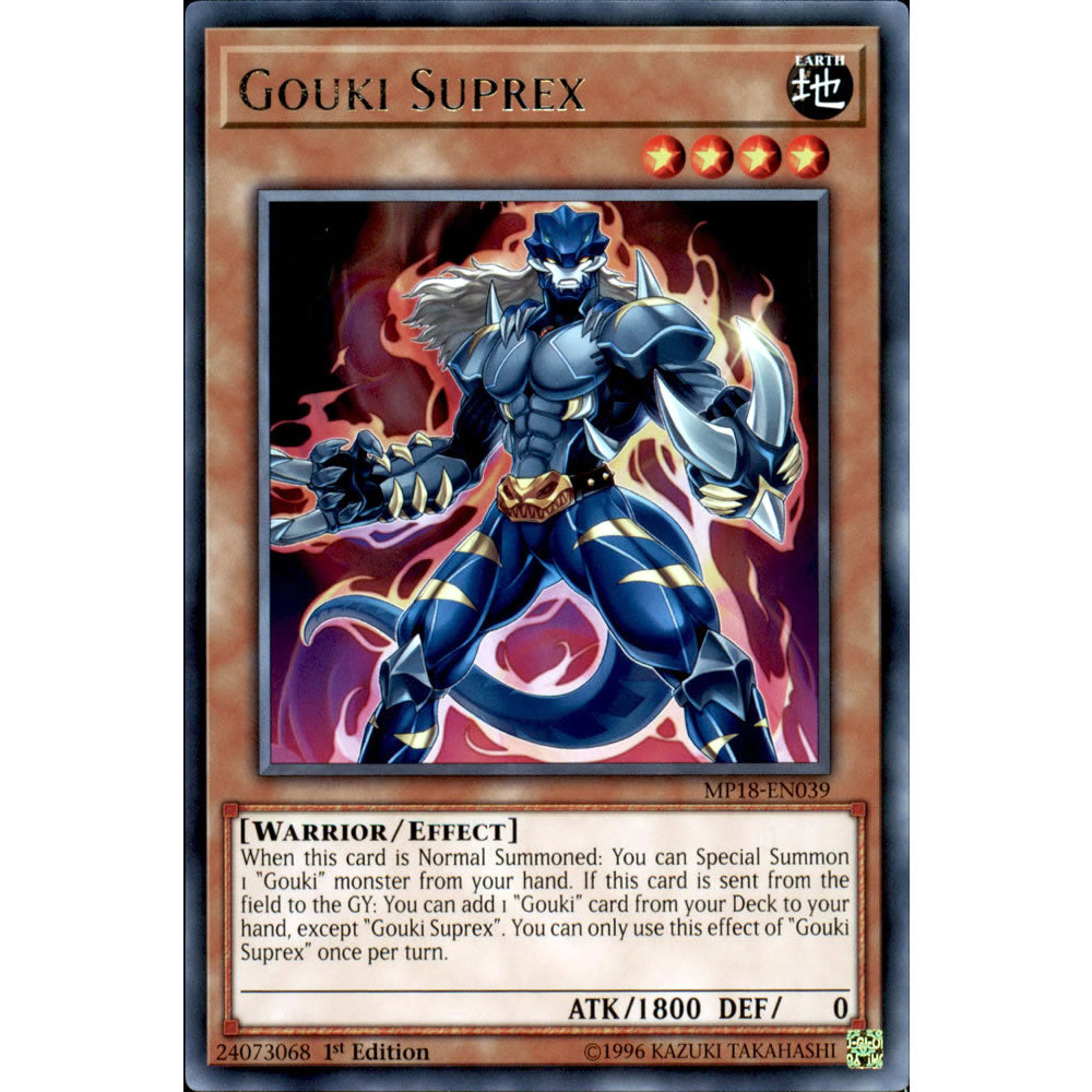 Gouki Suprex MP18-EN039 Yu-Gi-Oh! Card from the Mega Tin 2018 Mega Pack Set