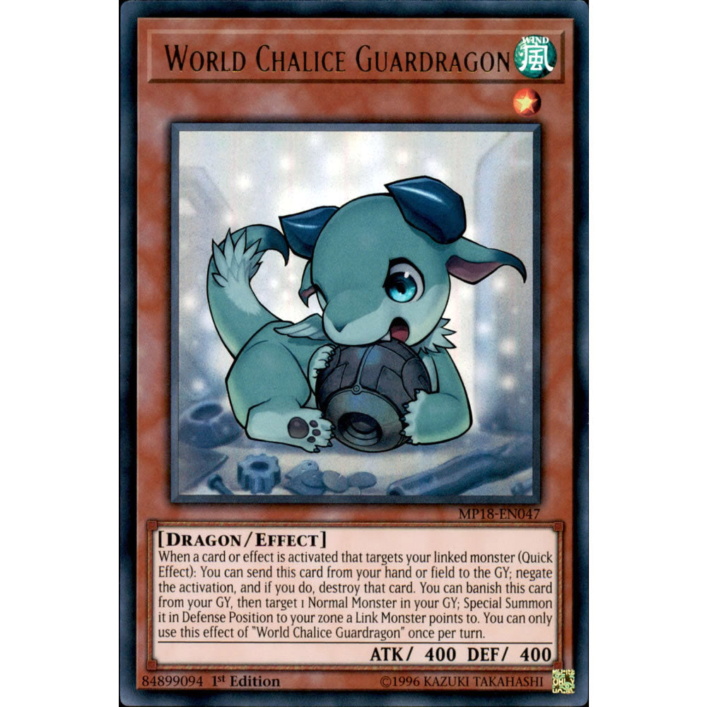 World Chalice Guardragon MP18-EN047 Yu-Gi-Oh! Card from the Mega Tin 2018 Mega Pack Set