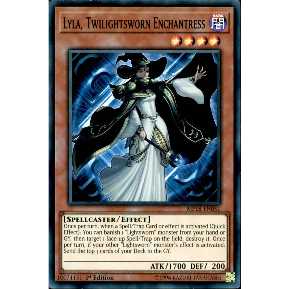 Lyla, Twilightsworn Enchantress MP18-EN051 Yu-Gi-Oh! Card from the Mega Tin 2018 Mega Pack Set