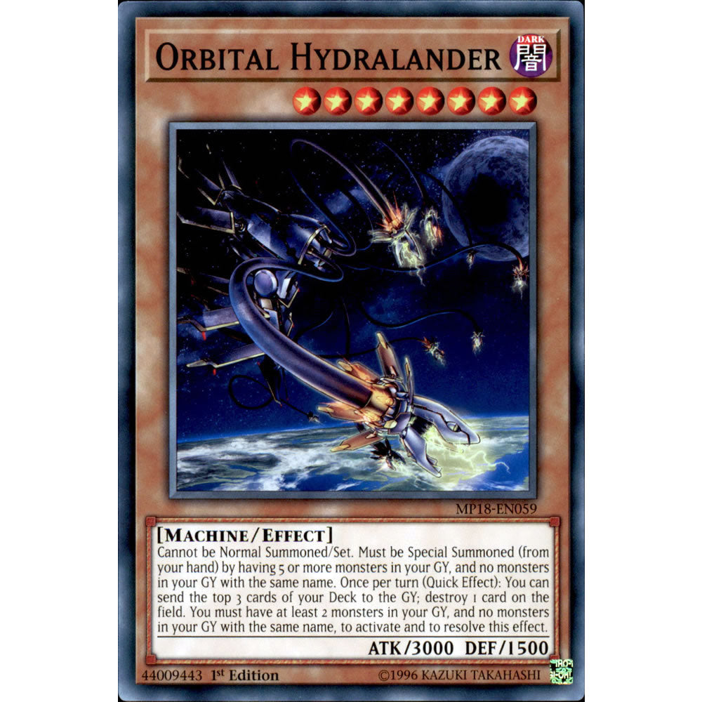 Orbital Hydralander MP18-EN059 Yu-Gi-Oh! Card from the Mega Tin 2018 Mega Pack Set