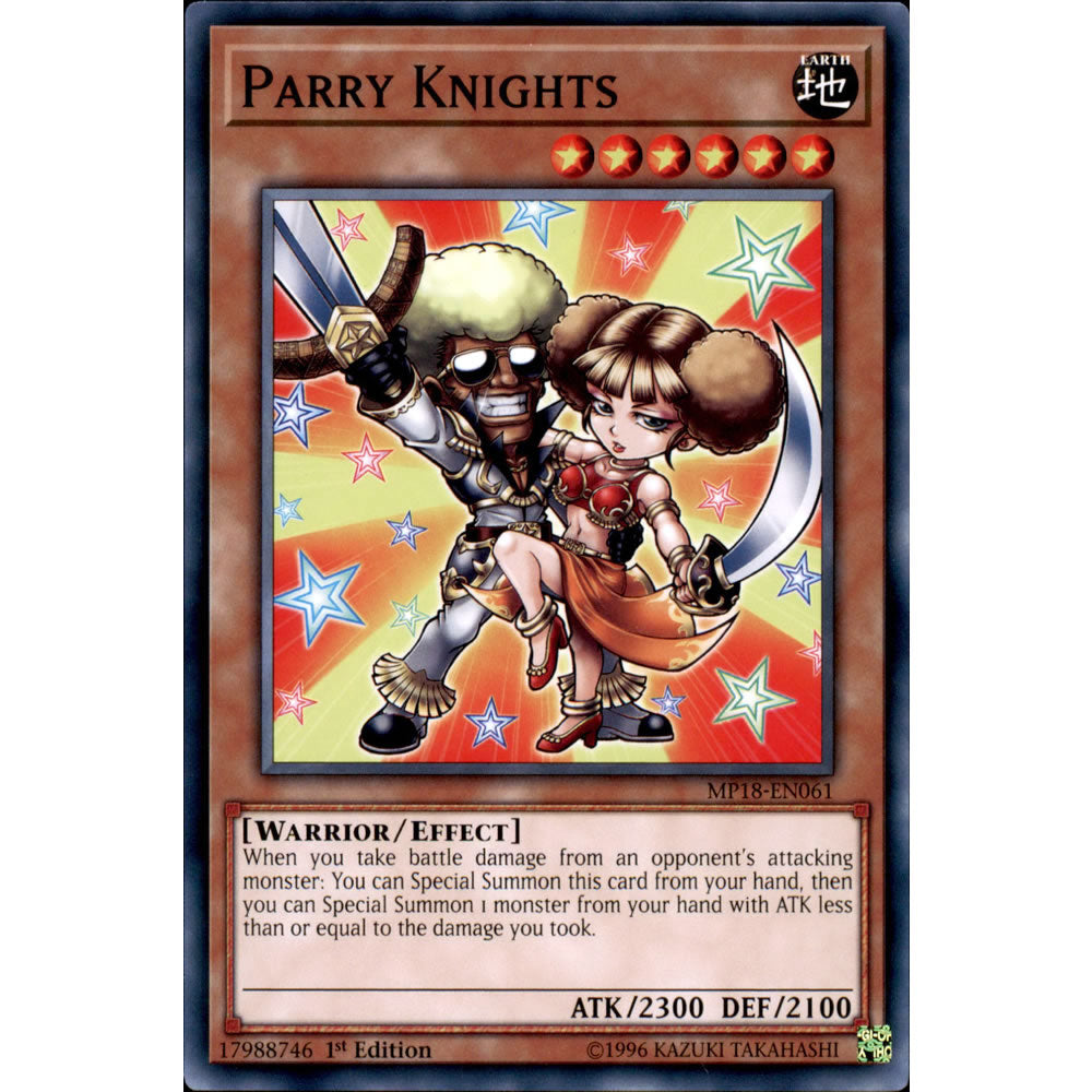 Parry Knights MP18-EN061 Yu-Gi-Oh! Card from the Mega Tin 2018 Mega Pack Set