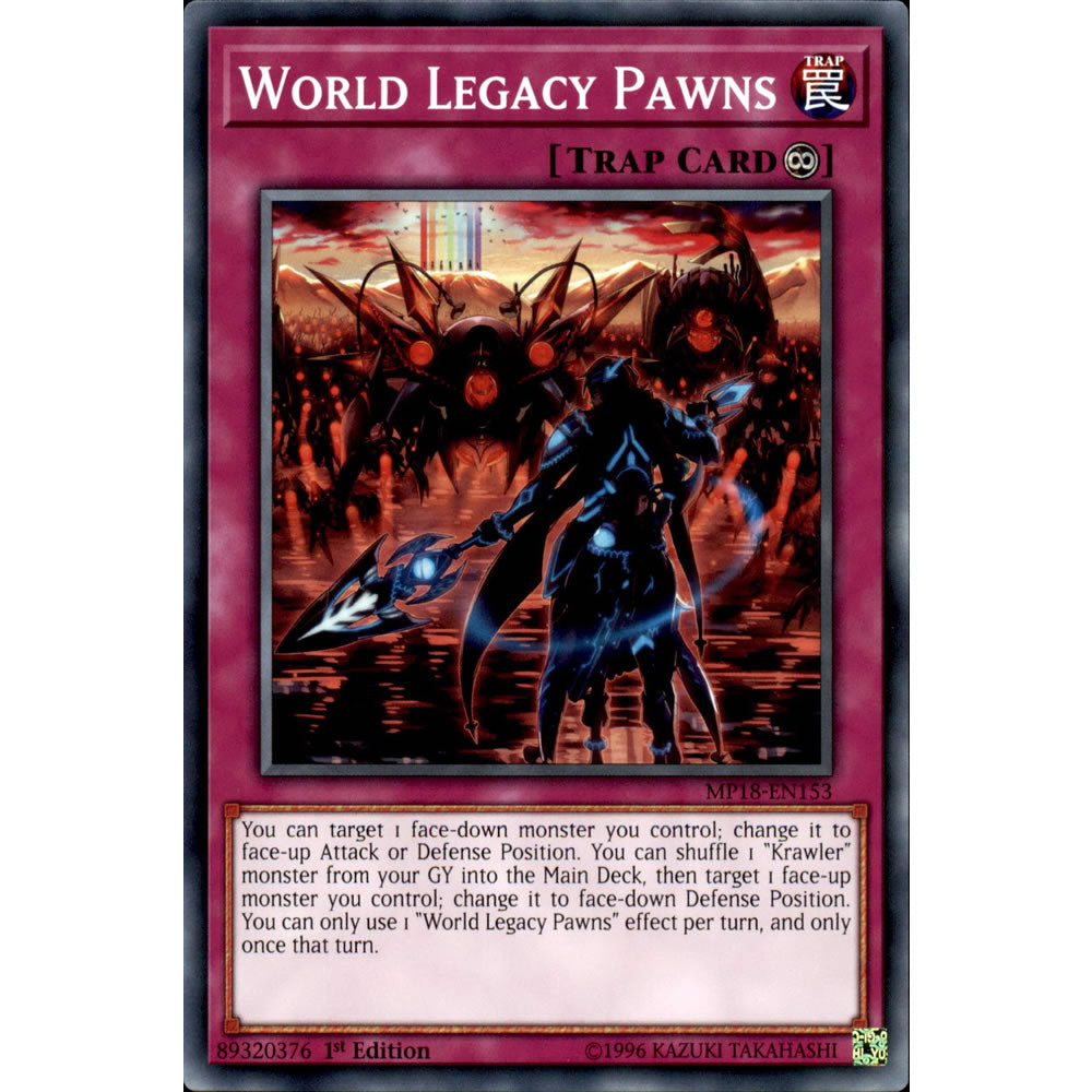 World Legacy Pawns MP18-EN153 Yu-Gi-Oh! Card from the Mega Tin 2018 Mega Pack Set