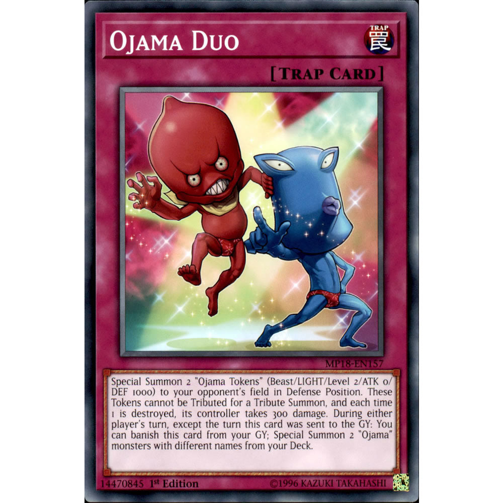 Ojama Duo MP18-EN157 Yu-Gi-Oh! Card from the Mega Tin 2018 Mega Pack Set