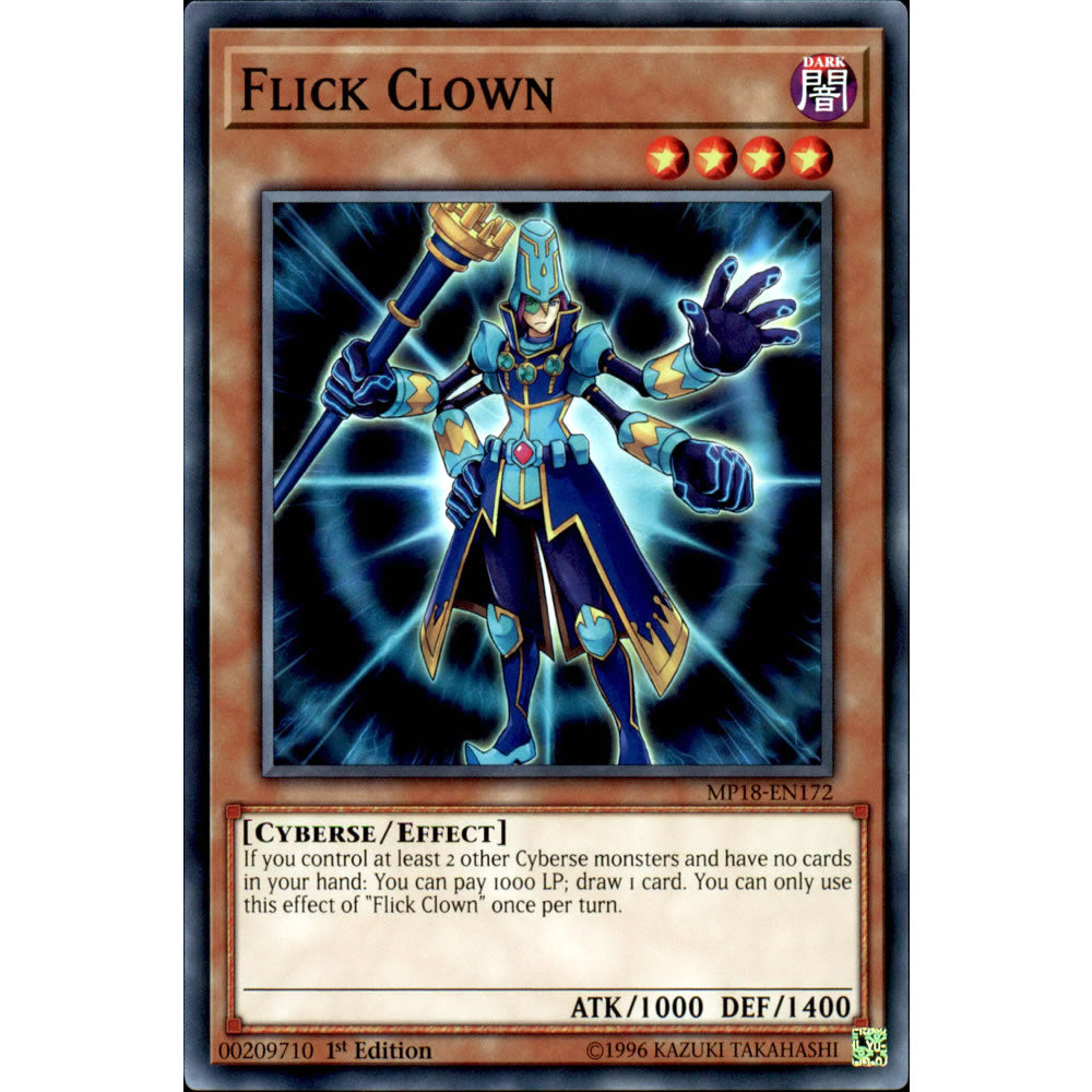 Flick Clown MP18-EN172 Yu-Gi-Oh! Card from the Mega Tin 2018 Mega Pack Set