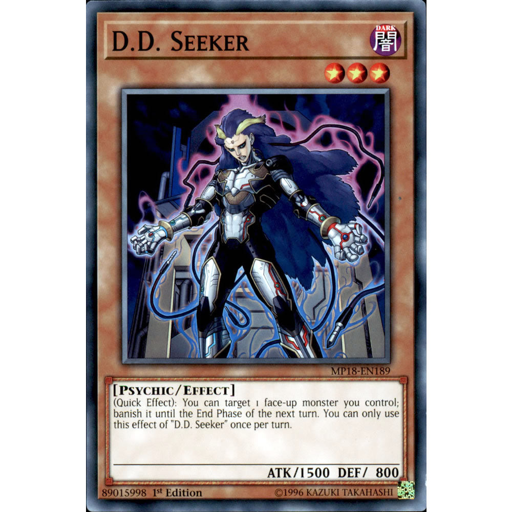 D.D. Seeker MP18-EN189 Yu-Gi-Oh! Card from the Mega Tin 2018 Mega Pack Set