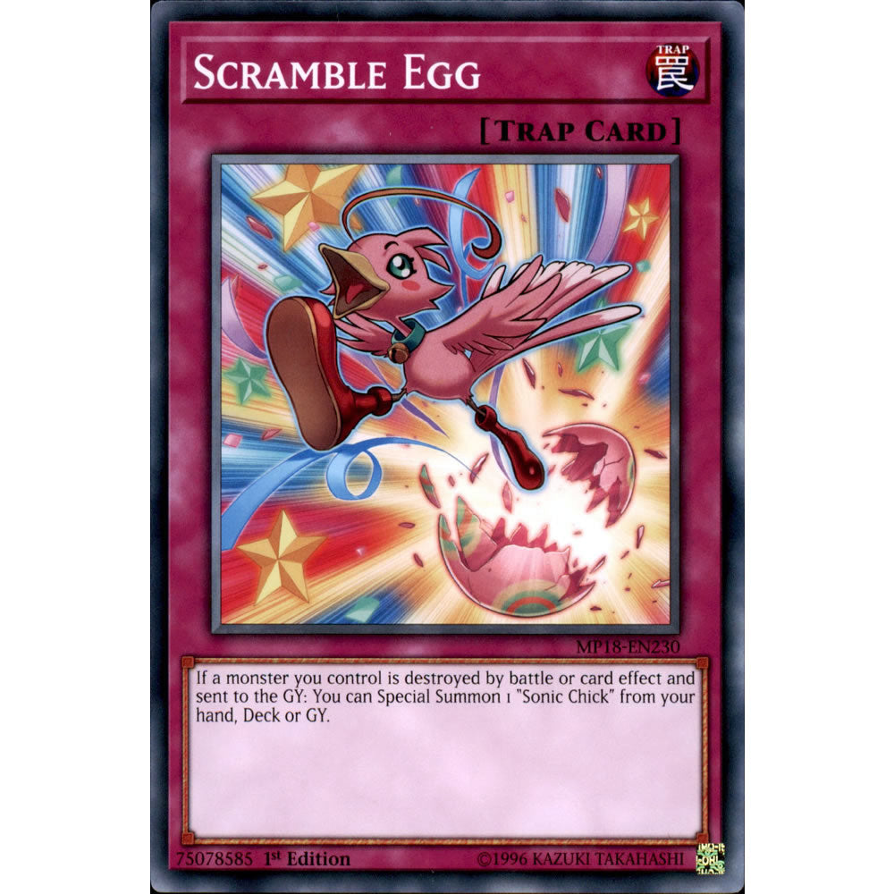 Scramble Egg MP18-EN230 Yu-Gi-Oh! Card from the Mega Tin 2018 Mega Pack Set