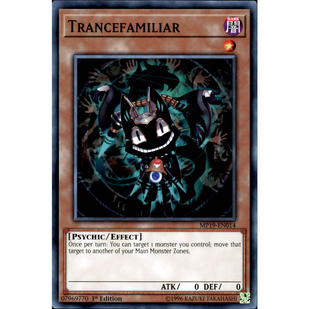 Trancefamiliar MP19-EN014 Yu-Gi-Oh! Card from the Mega Tin 2019 Mega Pack Set