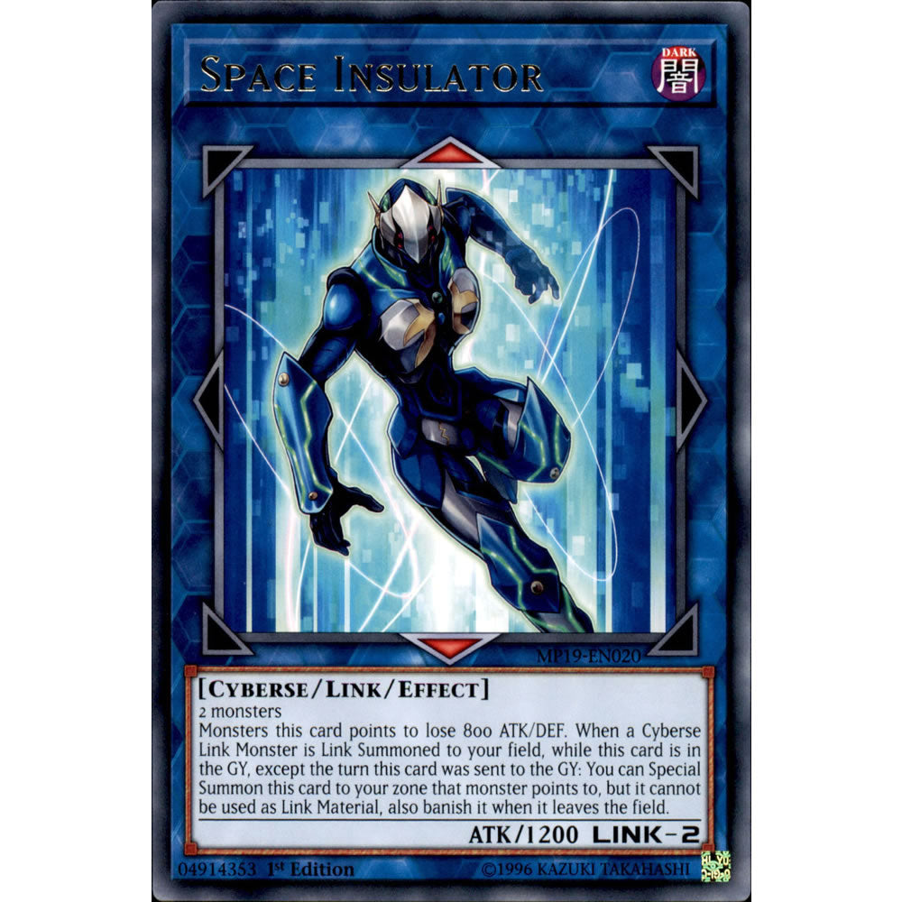 Space Insulator MP19-EN020 Yu-Gi-Oh! Card from the Mega Tin 2019 Mega Pack Set