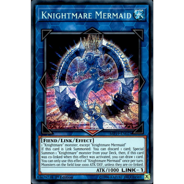 Knightmare Mermaid MP19-EN025 Yu-Gi-Oh! Card Knightmare Mermaid MP19-EN025 Yu-Gi-Oh! Card