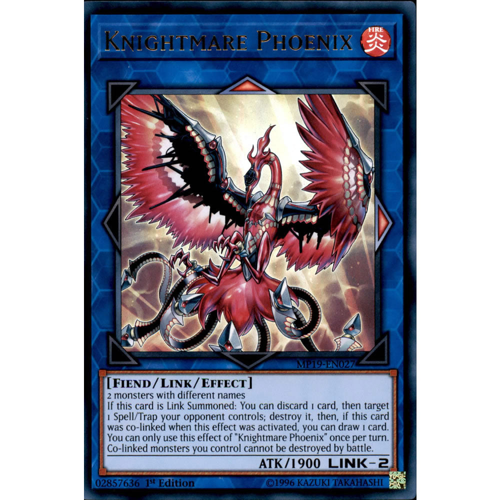 Knightmare Phoenix MP19-EN027 Yu-Gi-Oh! Card from the Mega Tin 2019 Mega Pack Set