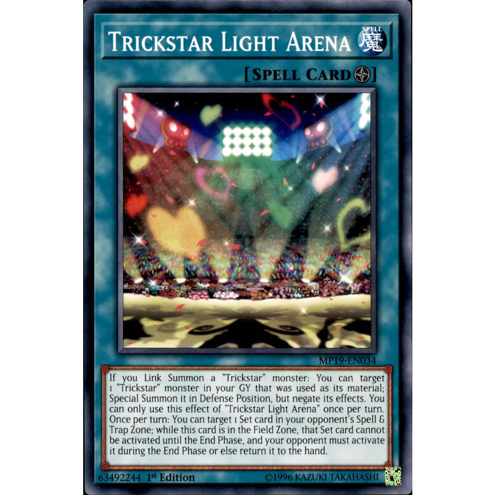 Trickstar Light Arena MP19-EN034 Yu-Gi-Oh! Card from the Mega Tin 2019 Mega Pack Set