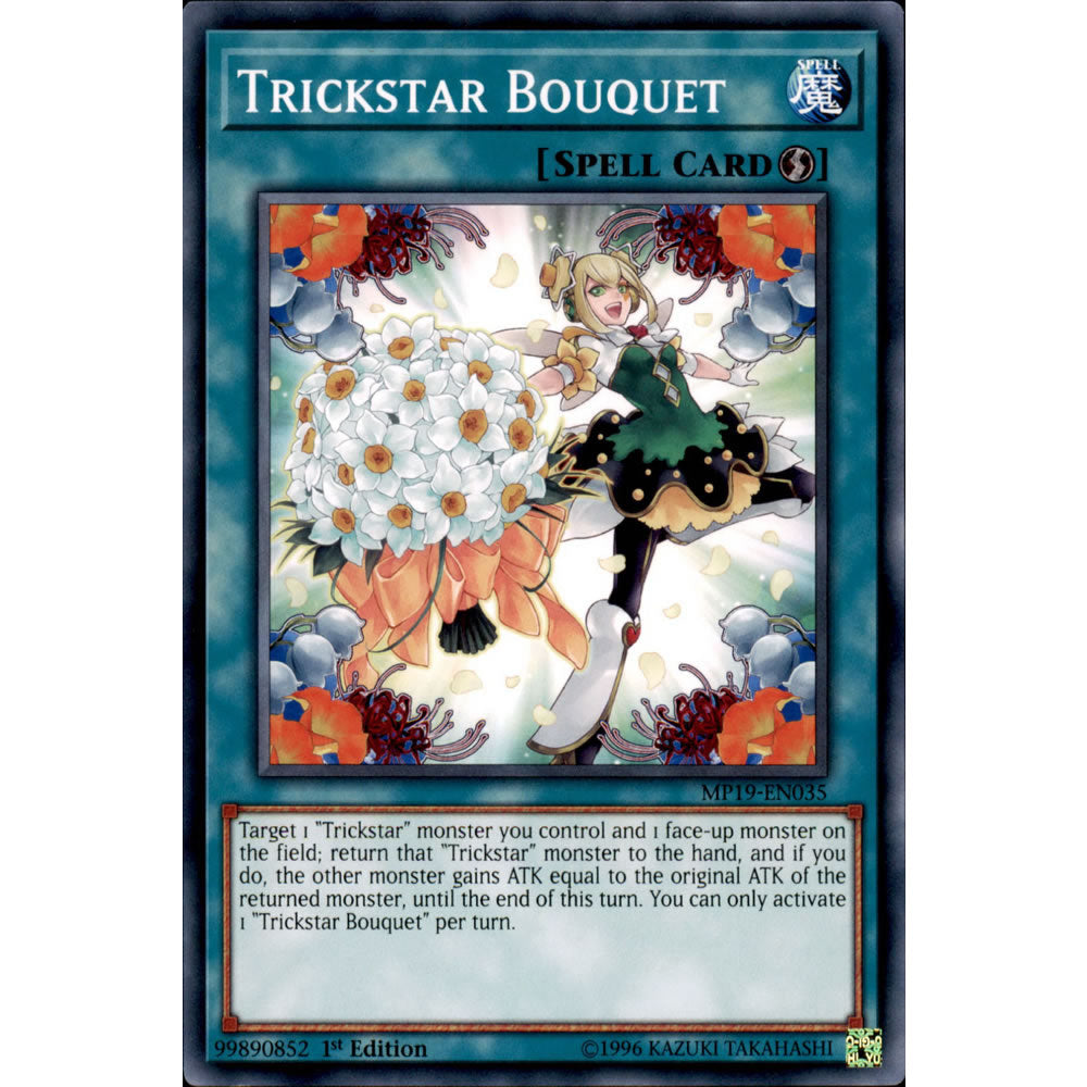 Trickstar Bouquet MP19-EN035 Yu-Gi-Oh! Card from the Mega Tin 2019 Mega Pack Set