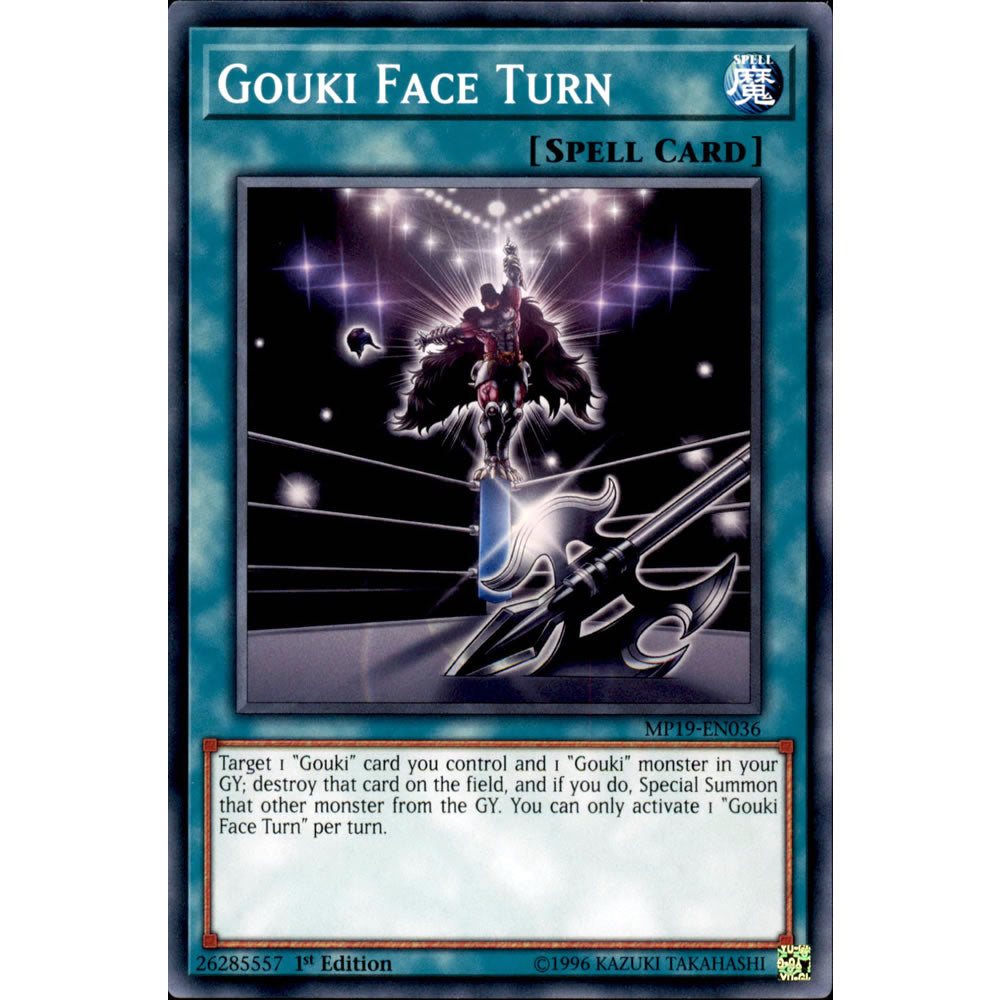 Gouki Face Turn MP19-EN036 Yu-Gi-Oh! Card from the Mega Tin 2019 Mega Pack Set