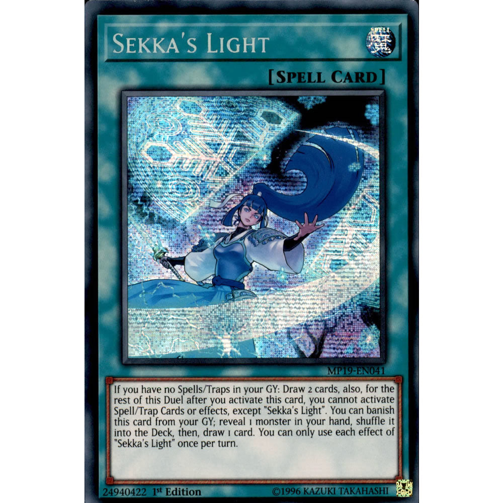 Sekka's Light MP19-EN041 Yu-Gi-Oh! Card from the Mega Tin 2019 Mega Pack Set