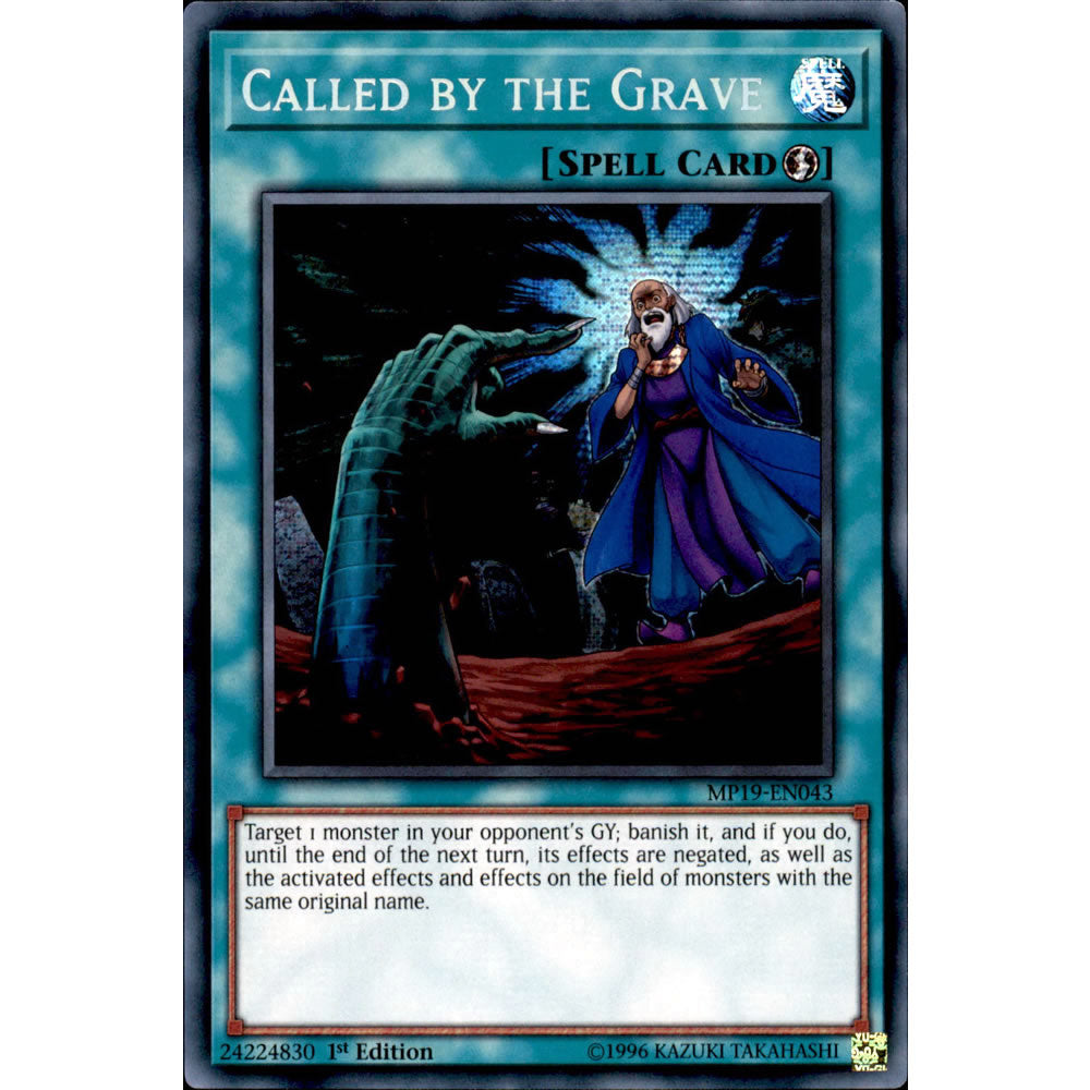 Called by the Grave MP19-EN043 Yu-Gi-Oh! Card from the Mega Tin 2019 Mega Pack Set