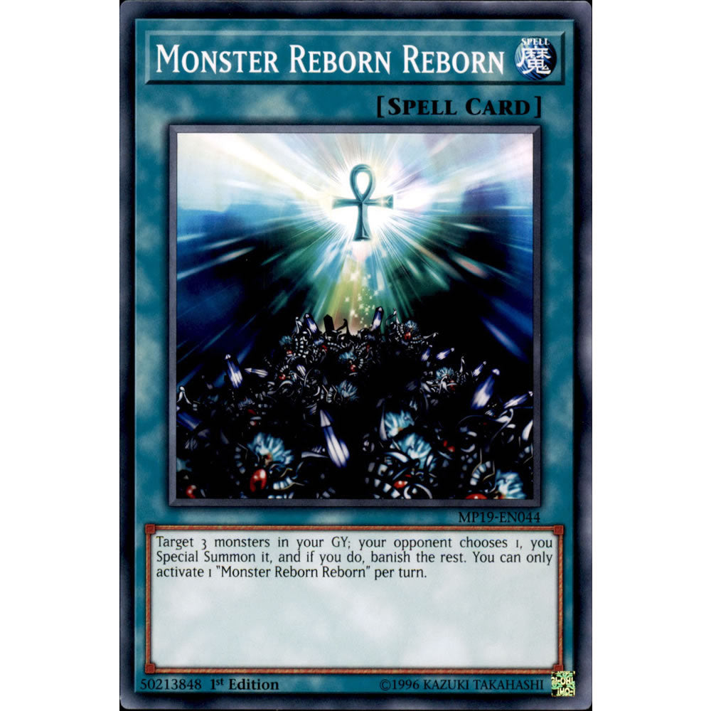 Monster Reborn Reborn MP19-EN044 Yu-Gi-Oh! Card from the Mega Tin 2019 Mega Pack Set