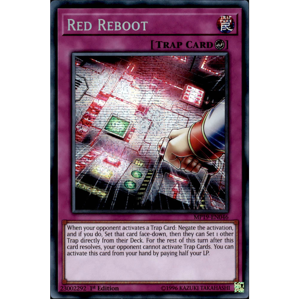Red Reboot MP19-EN046 Yu-Gi-Oh! Card from the Mega Tin 2019 Mega Pack Set
