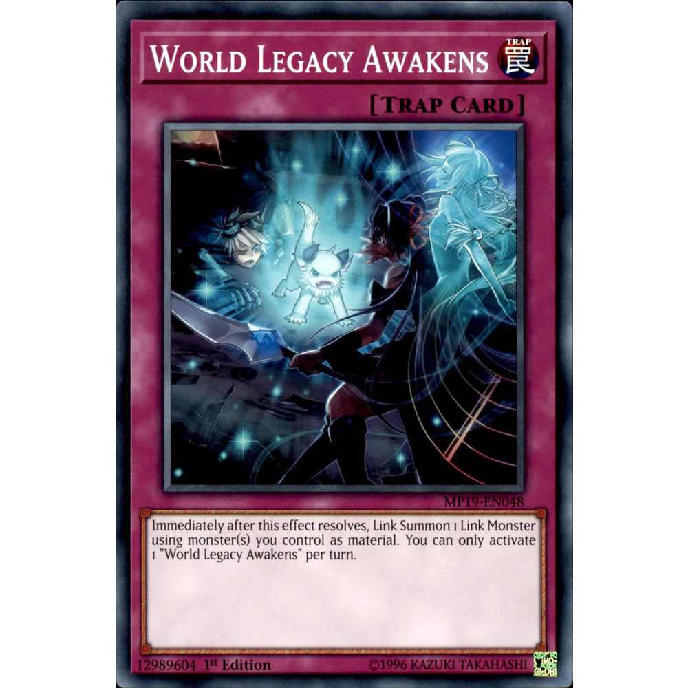 World Legacy Awakens MP19-EN048 Yu-Gi-Oh! Card from the Mega Tin 2019 Mega Pack Set