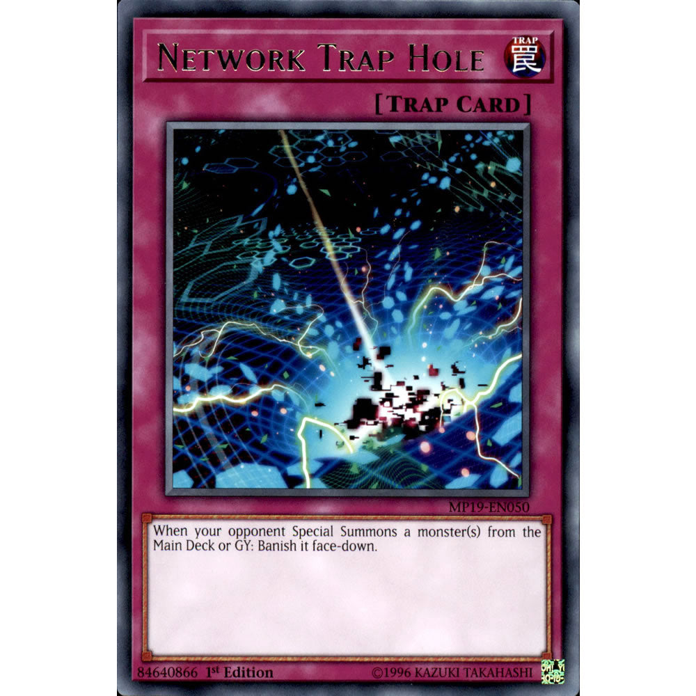 Network Trap Hole MP19-EN050 Yu-Gi-Oh! Card from the Mega Tin 2019 Mega Pack Set