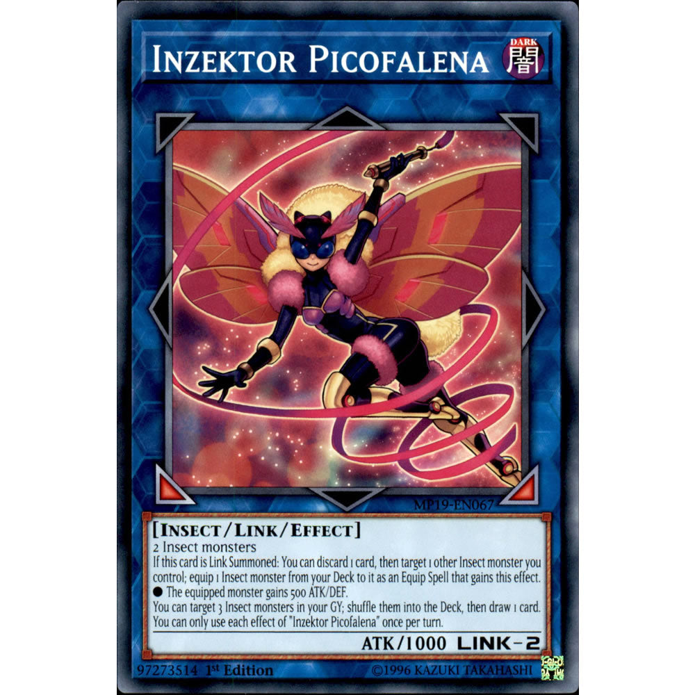 Inzektor Picofalena MP19-EN067 Yu-Gi-Oh! Card from the Mega Tin 2019 Mega Pack Set