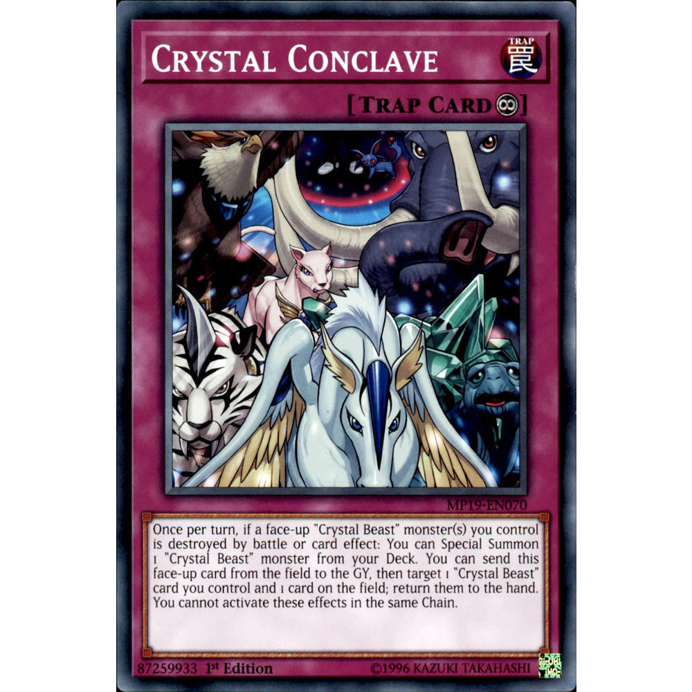 Crystal Conclave MP19-EN070 Yu-Gi-Oh! Card from the Mega Tin 2019 Mega Pack Set