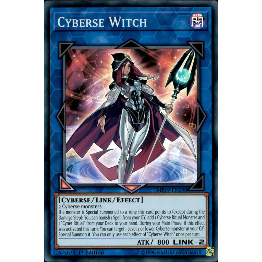 Cyberse Witch MP19-EN098 Yu-Gi-Oh! Card from the Mega Tin 2019 Mega Pack Set