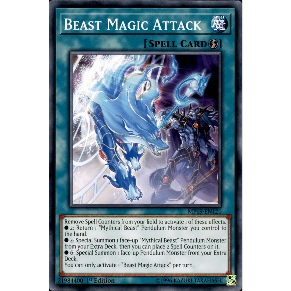Beast Magic Attack MP19-EN121 Yu-Gi-Oh! Card from the Mega Tin 2019 Mega Pack Set