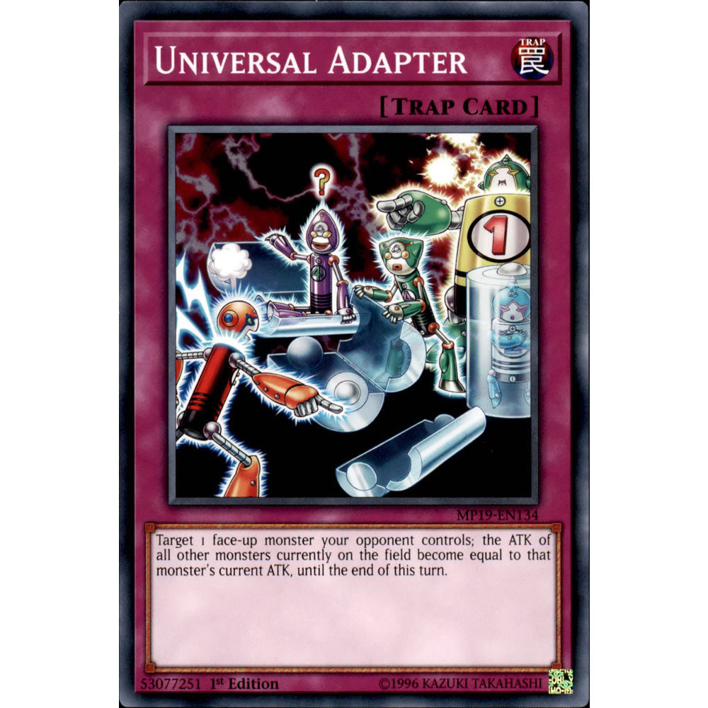 Universal Adapter MP19-EN134 Yu-Gi-Oh! Card from the Mega Tin 2019 Mega Pack Set