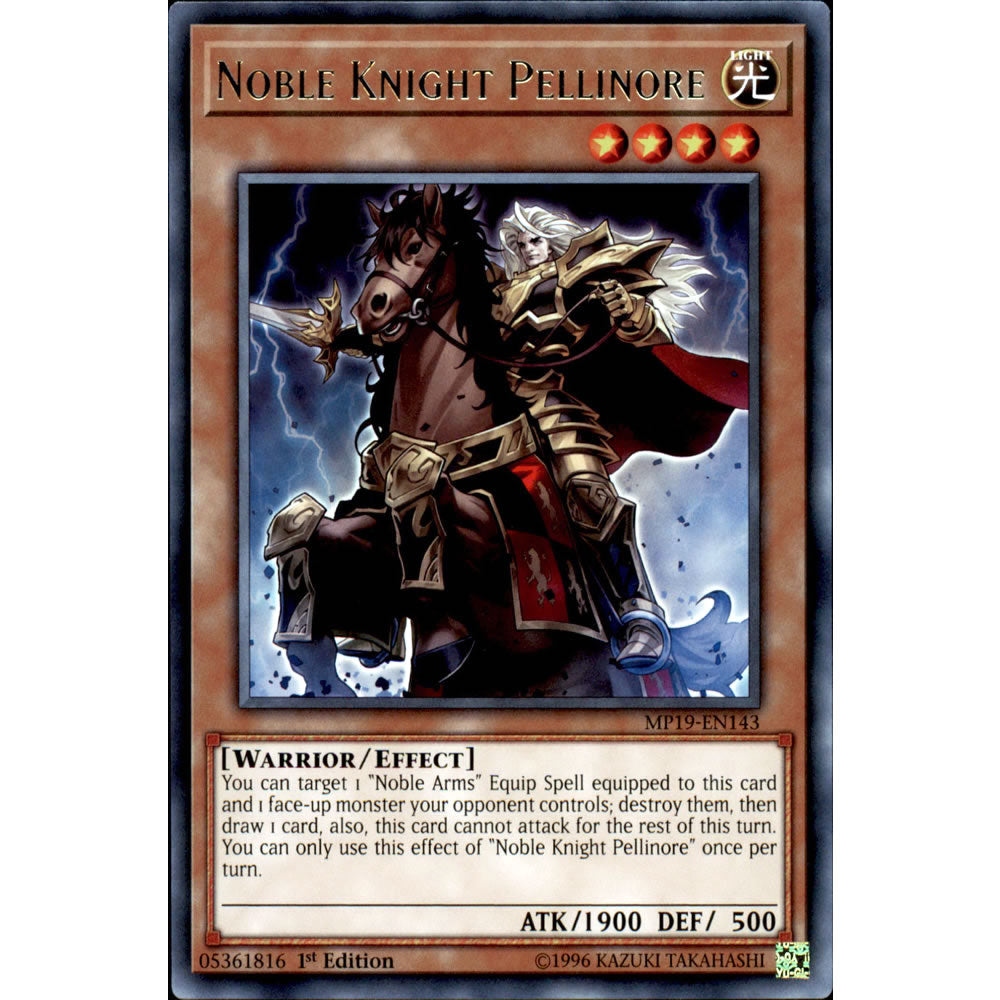 Noble Knight Pellinore MP19-EN143 Yu-Gi-Oh! Card from the Mega Tin 2019 Mega Pack Set