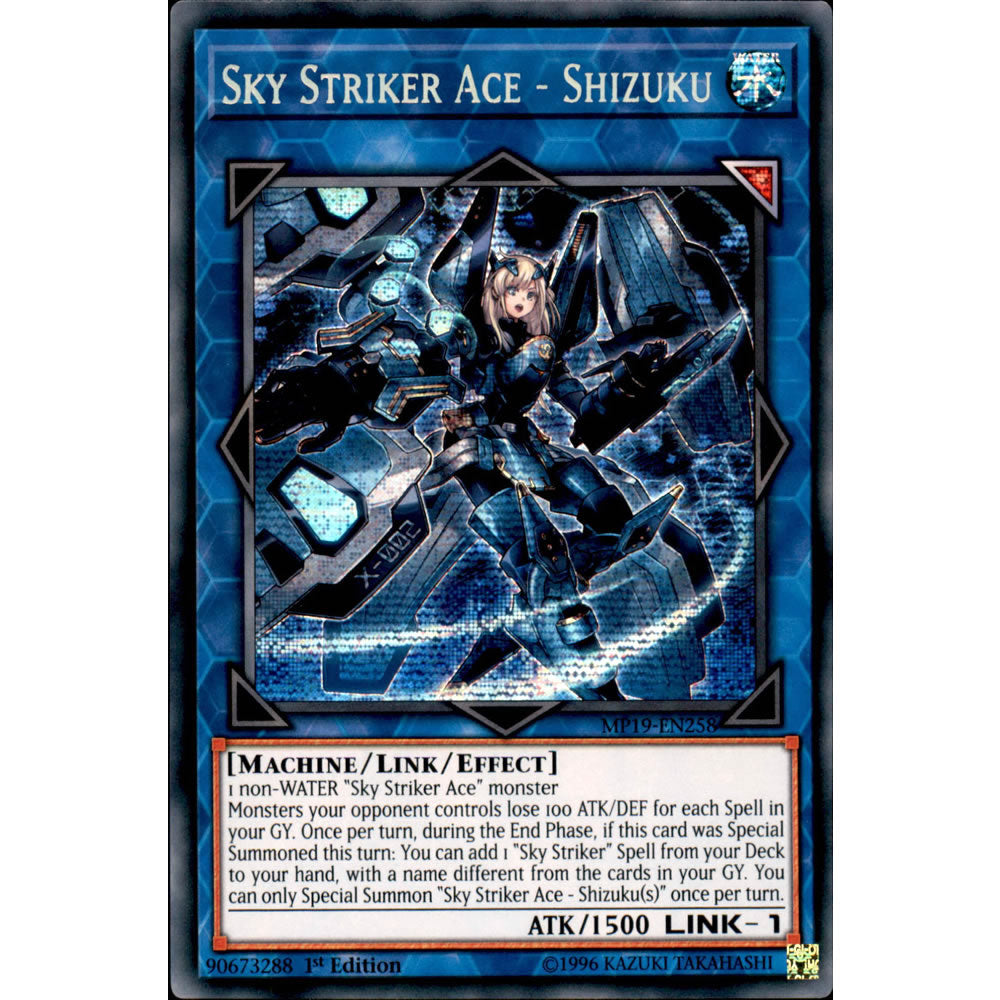 Sky Striker Ace - Shizuku MP19-EN258 Yu-Gi-Oh! Card from the Mega Tin 2019 Mega Pack Set