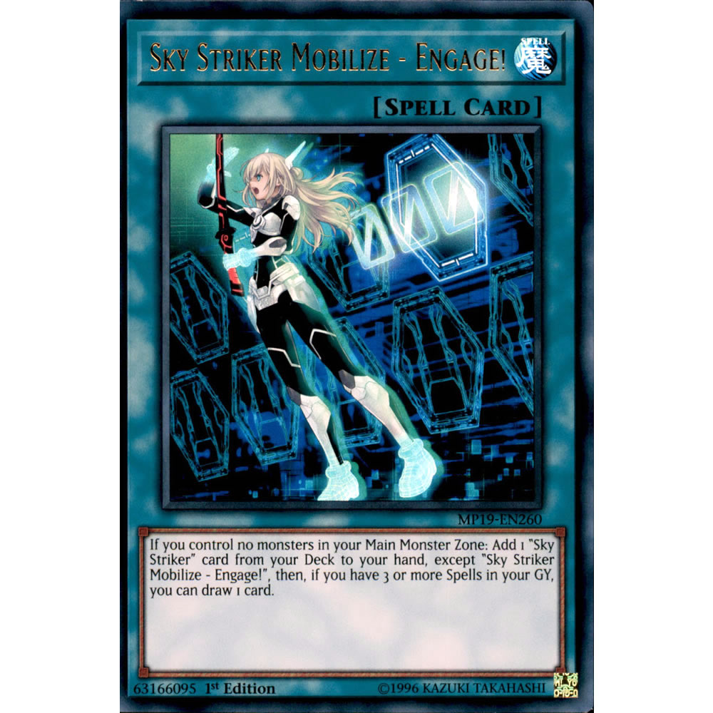 Sky Striker Mobilize - Engage! MP19-EN260 Yu-Gi-Oh! Card from the Mega Tin 2019 Mega Pack Set