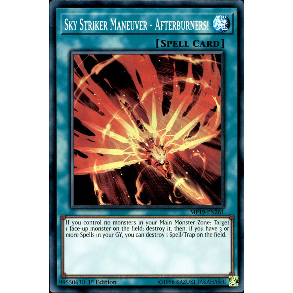 Sky Striker Maneuver - Afterburners! MP19-EN261 Yu-Gi-Oh! Card from the Mega Tin 2019 Mega Pack Set