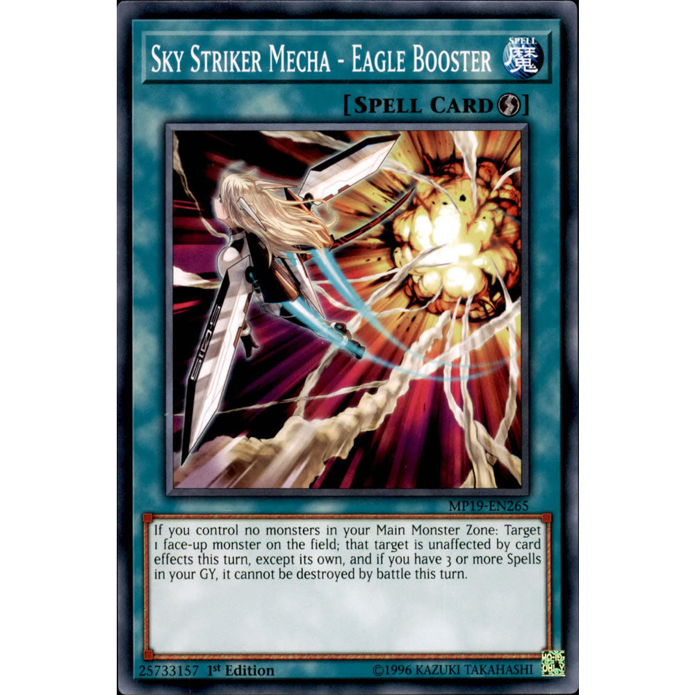 Sky Striker Mecha - Eagle Booster MP19-EN265 Yu-Gi-Oh! Card from the Mega Tin 2019 Mega Pack Set