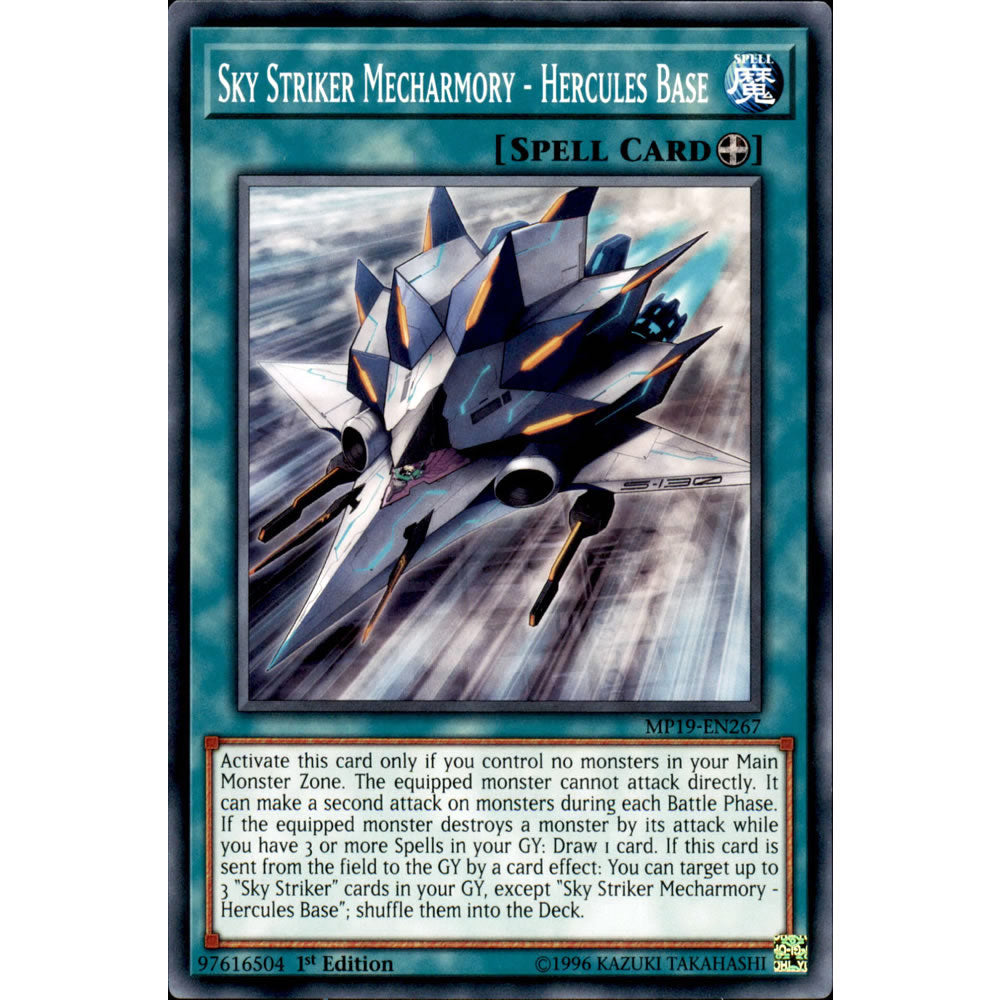 Sky Striker Mecharmory - Hercules Base MP19-EN267 Yu-Gi-Oh! Card from the Mega Tin 2019 Mega Pack Set