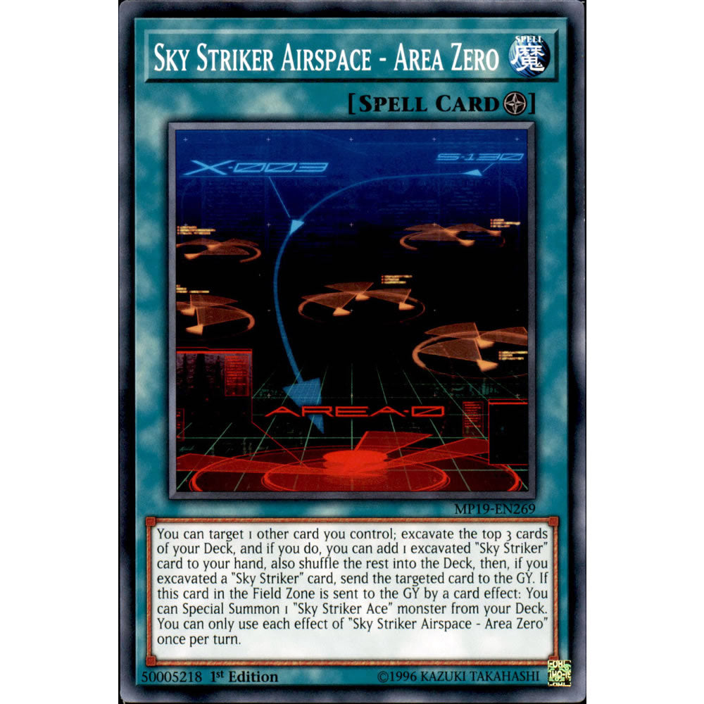 Sky Striker Airspace - Area Zero MP19-EN269 Yu-Gi-Oh! Card from the Mega Tin 2019 Mega Pack Set