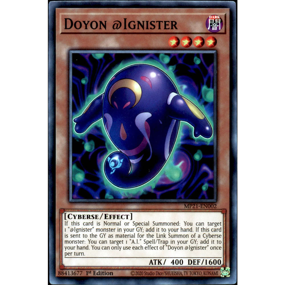 Doyon @Ignister MP21-EN002 Yu-Gi-Oh! Card from the Mega Tin 2021 Mega Pack Set