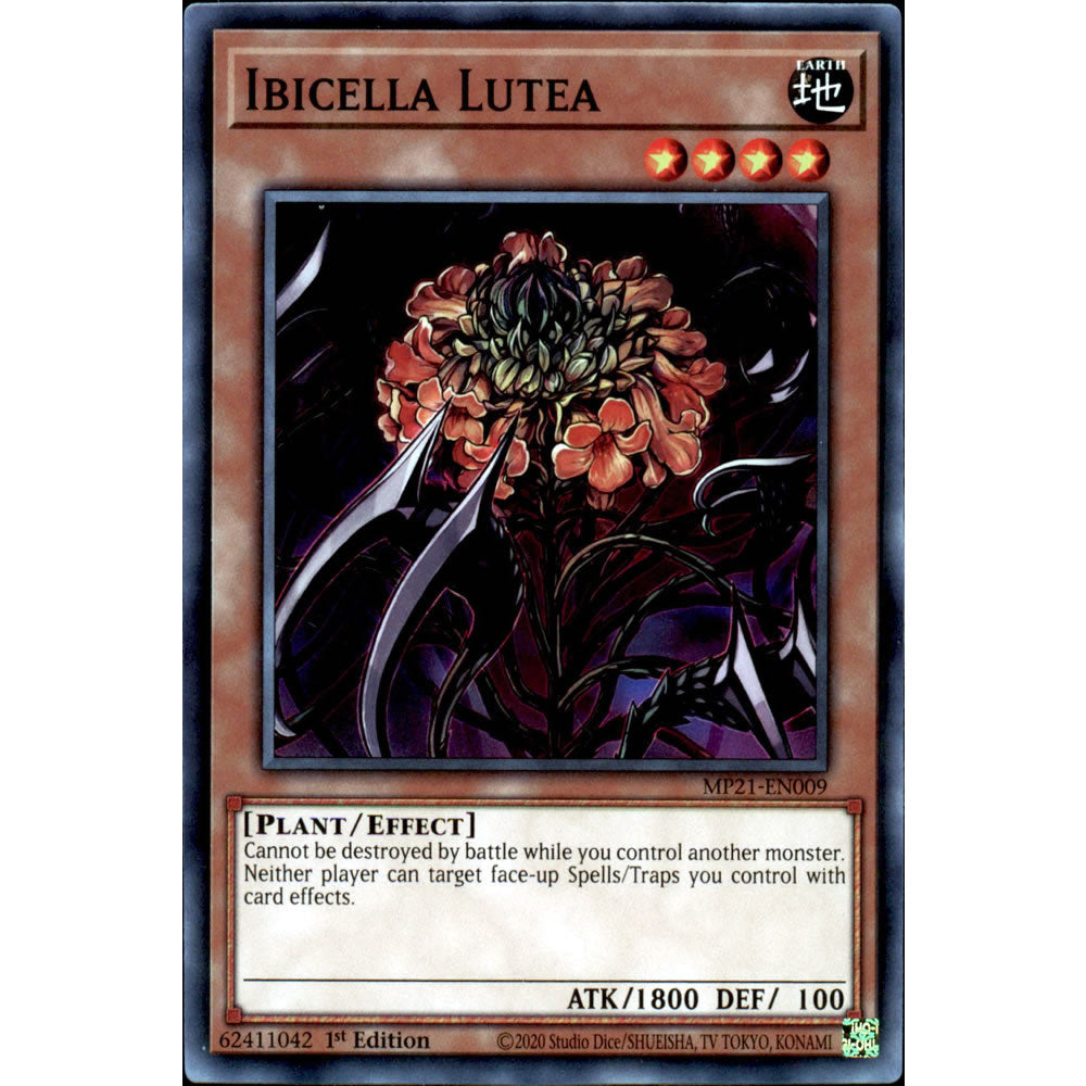 Ibicella Lutea MP21-EN009 Yu-Gi-Oh! Card from the Mega Tin 2021 Mega Pack Set