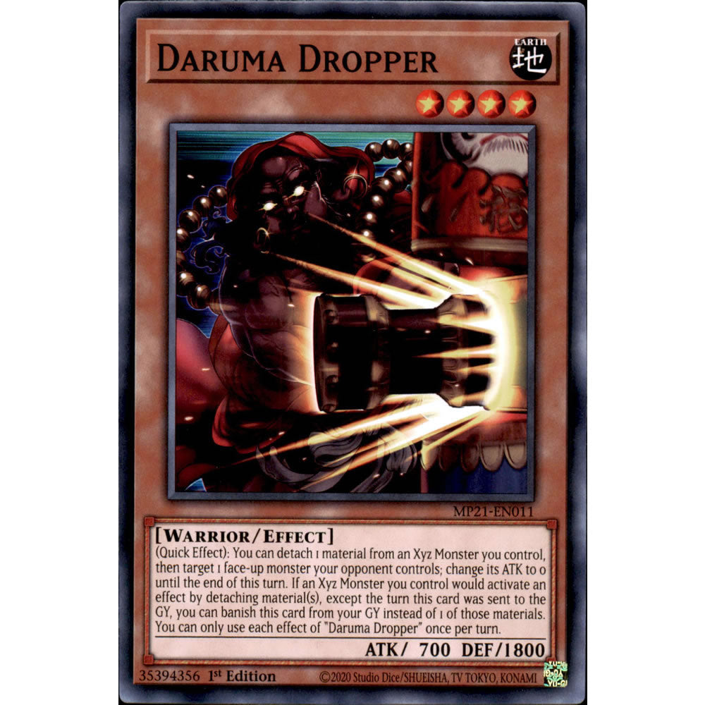 Daruma Dropper MP21-EN011 Yu-Gi-Oh! Card from the Mega Tin 2021 Mega Pack Set