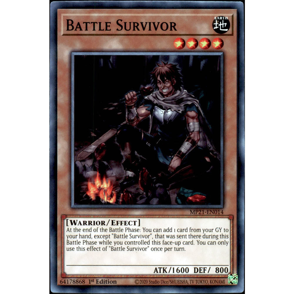 Battle Survivor MP21-EN014 Yu-Gi-Oh! Card from the Mega Tin 2021 Mega Pack Set