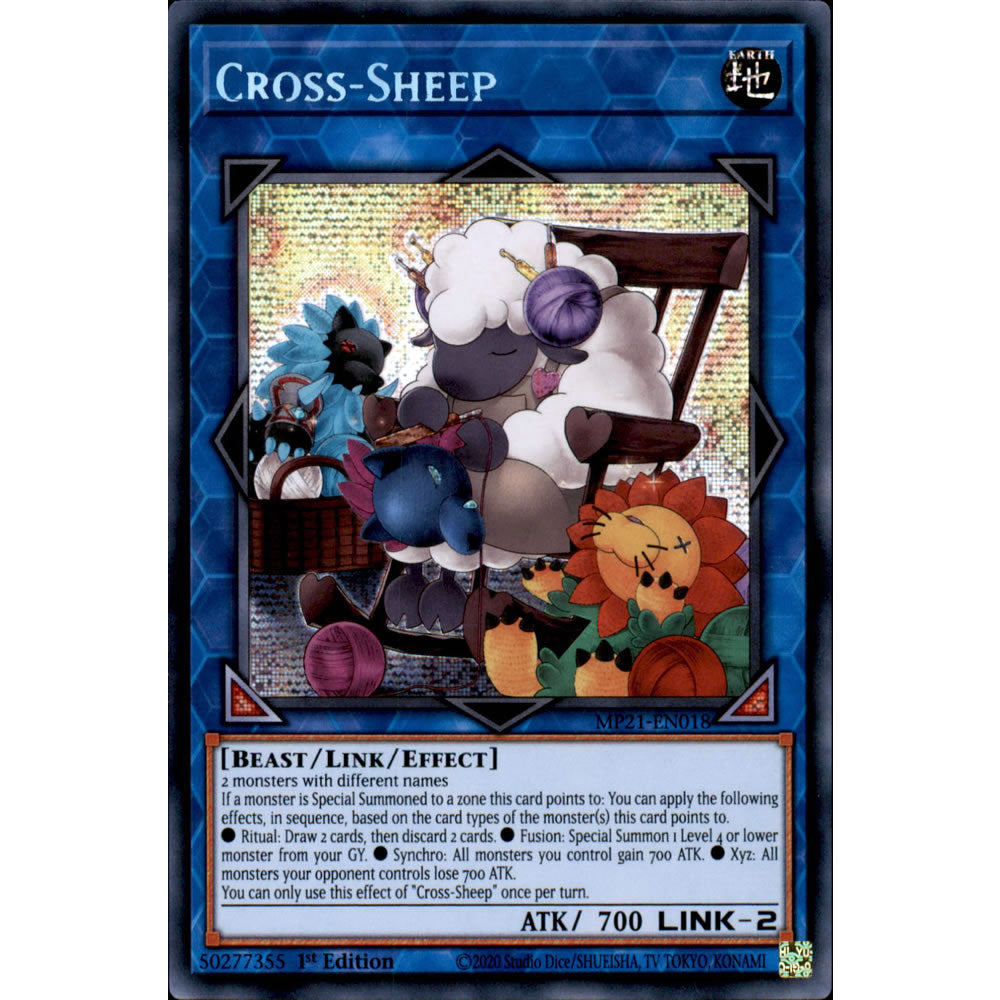 Cross-Sheep MP21-EN018 Yu-Gi-Oh! Card from the Mega Tin 2021 Mega Pack Set